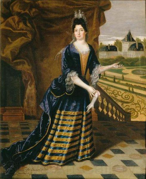 Simon Dequoy Portrait of Anne de Souvre France oil painting art